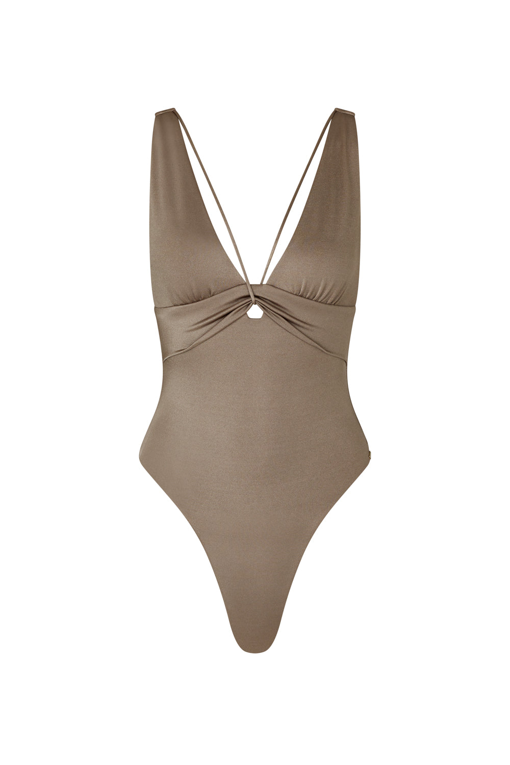 flook the label dune swimsuit swimwear latte product image front