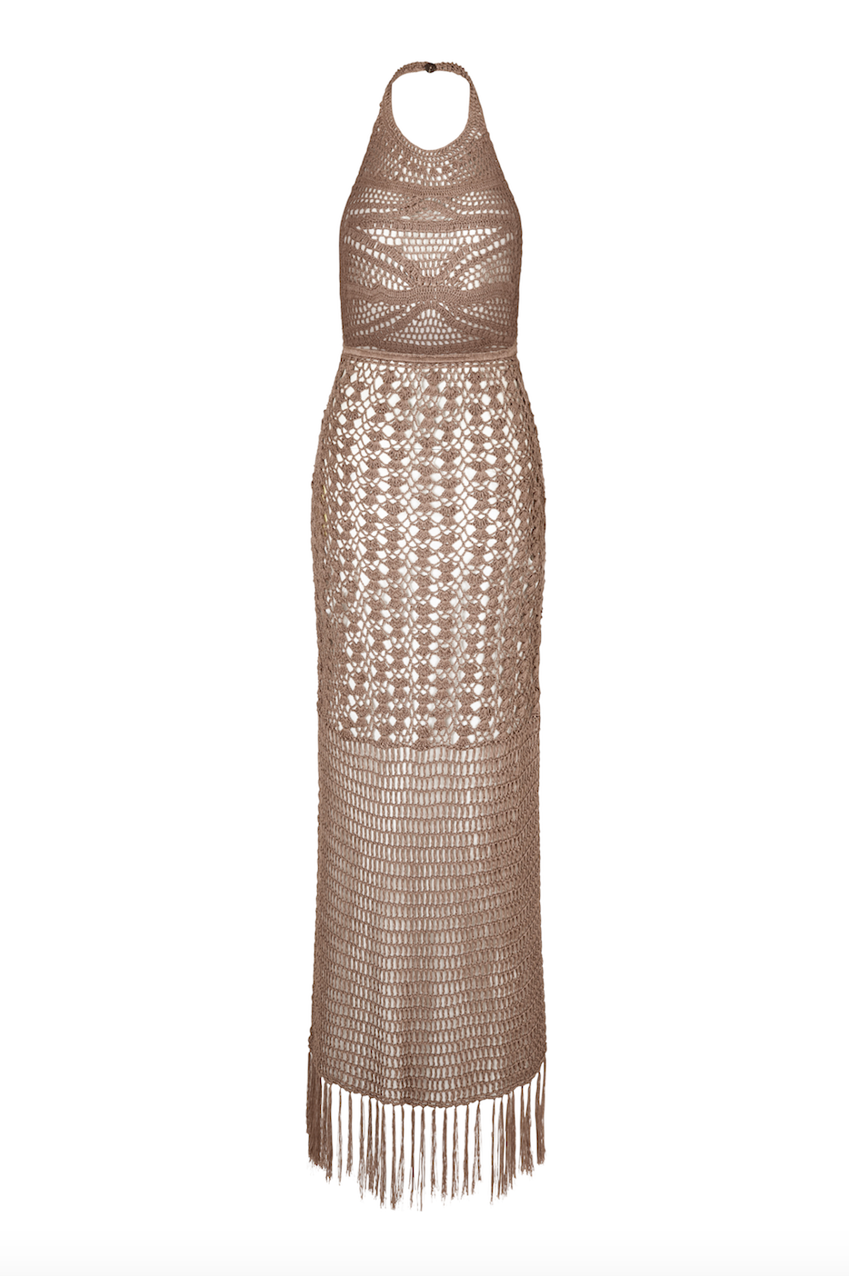 flook the label zaria maxi dress coco crochet product image back