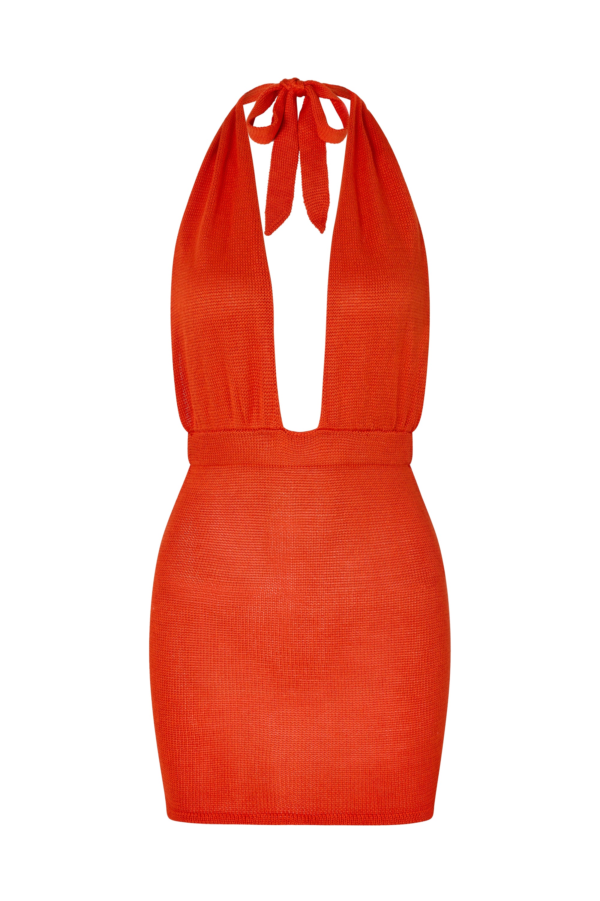 Tala Dress Hot Orange Flook The Label Tala Dress Hot Orange Flook The Label