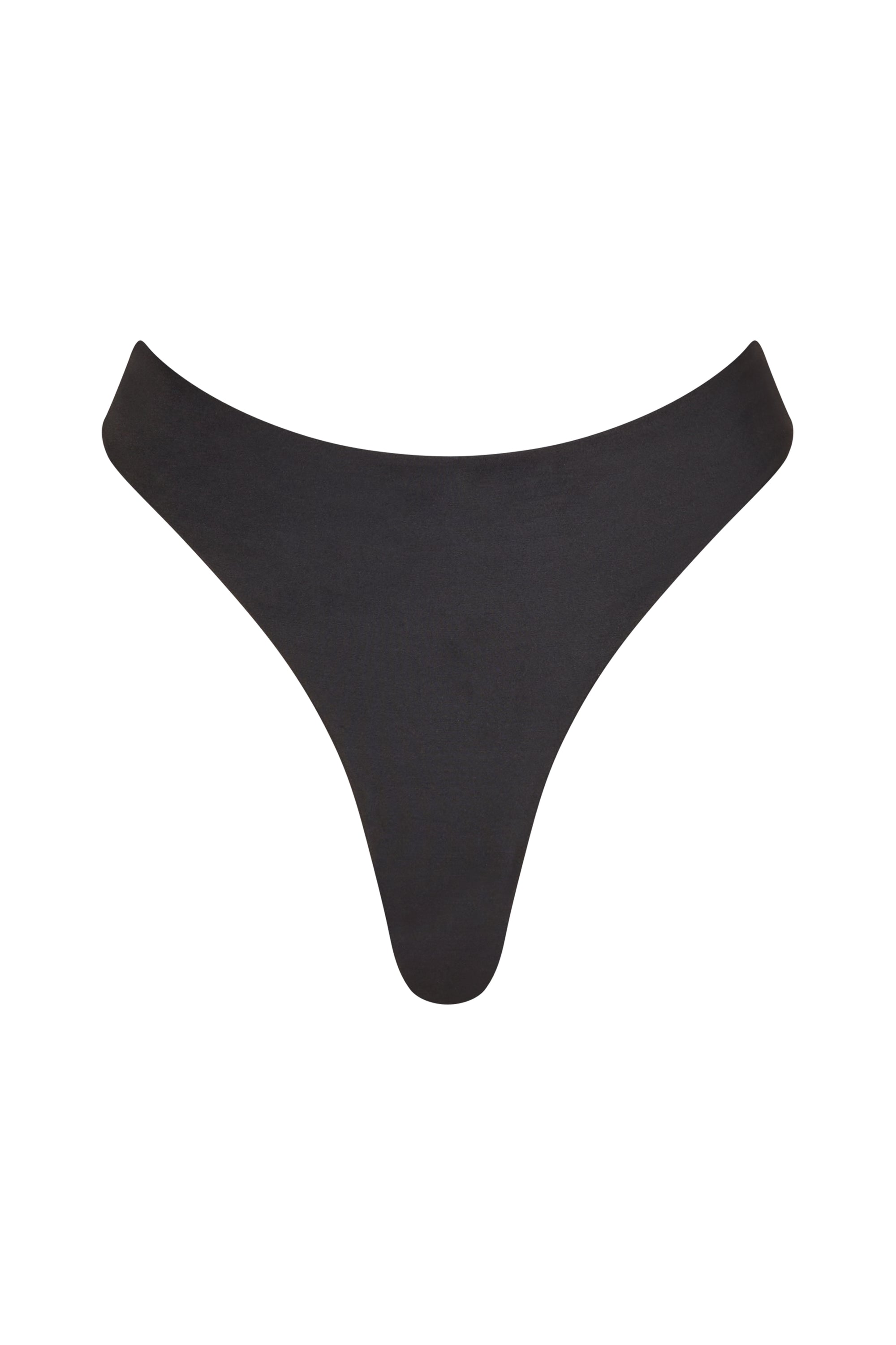 Daria High Waist Bikini Bottom Black