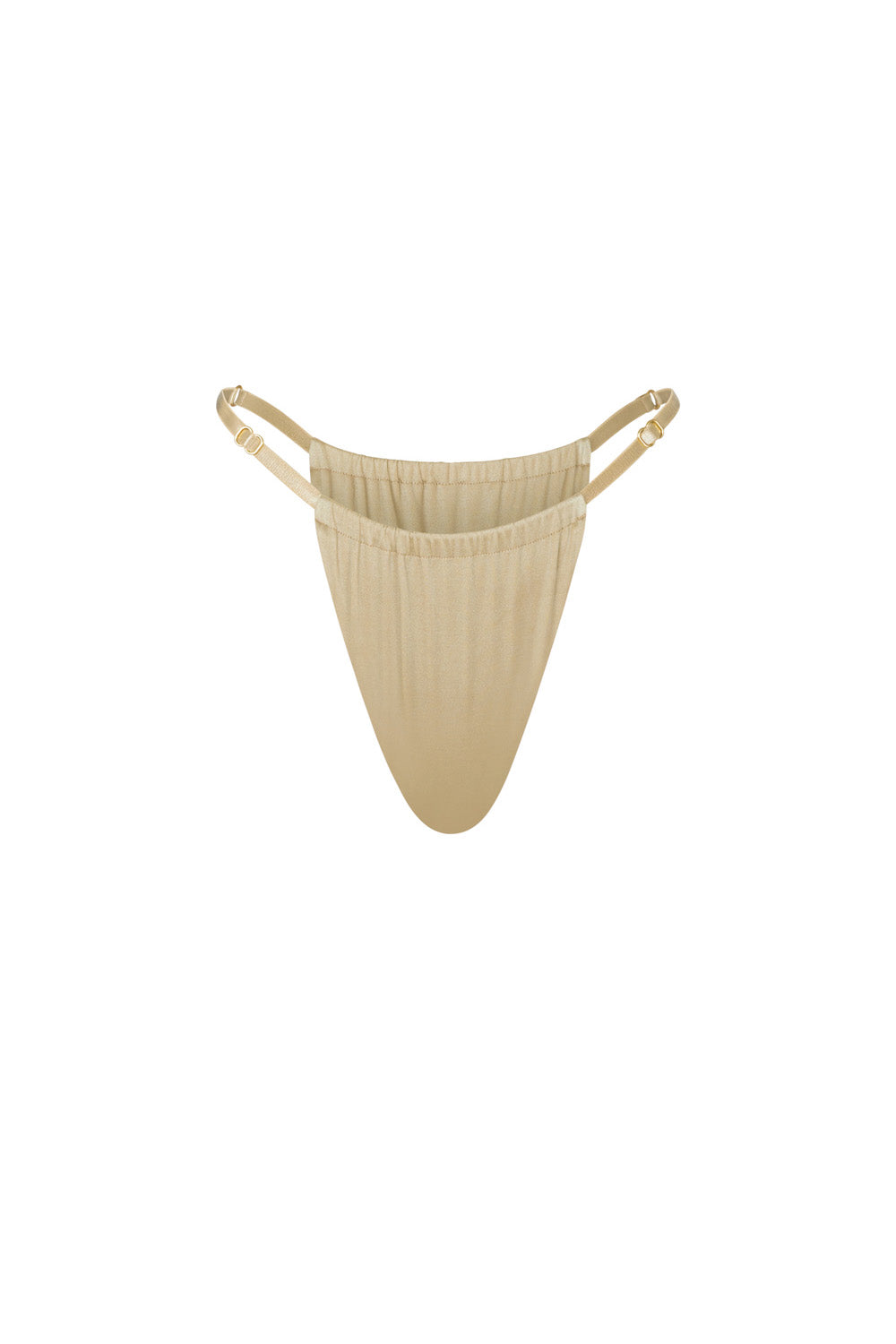flook the label lillia brief swimwear gold product image front