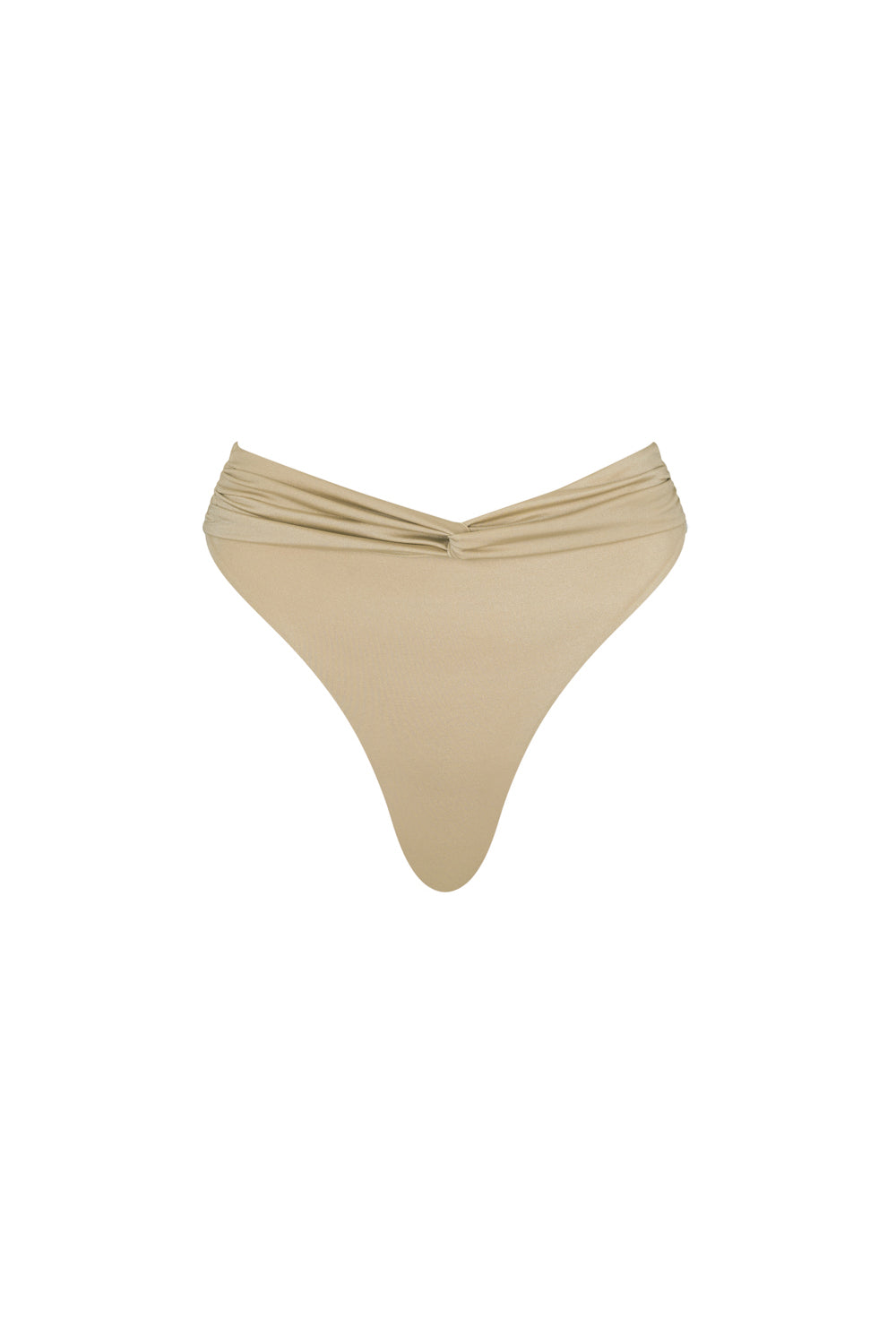 flook the label analia brief swimwear gold product image front