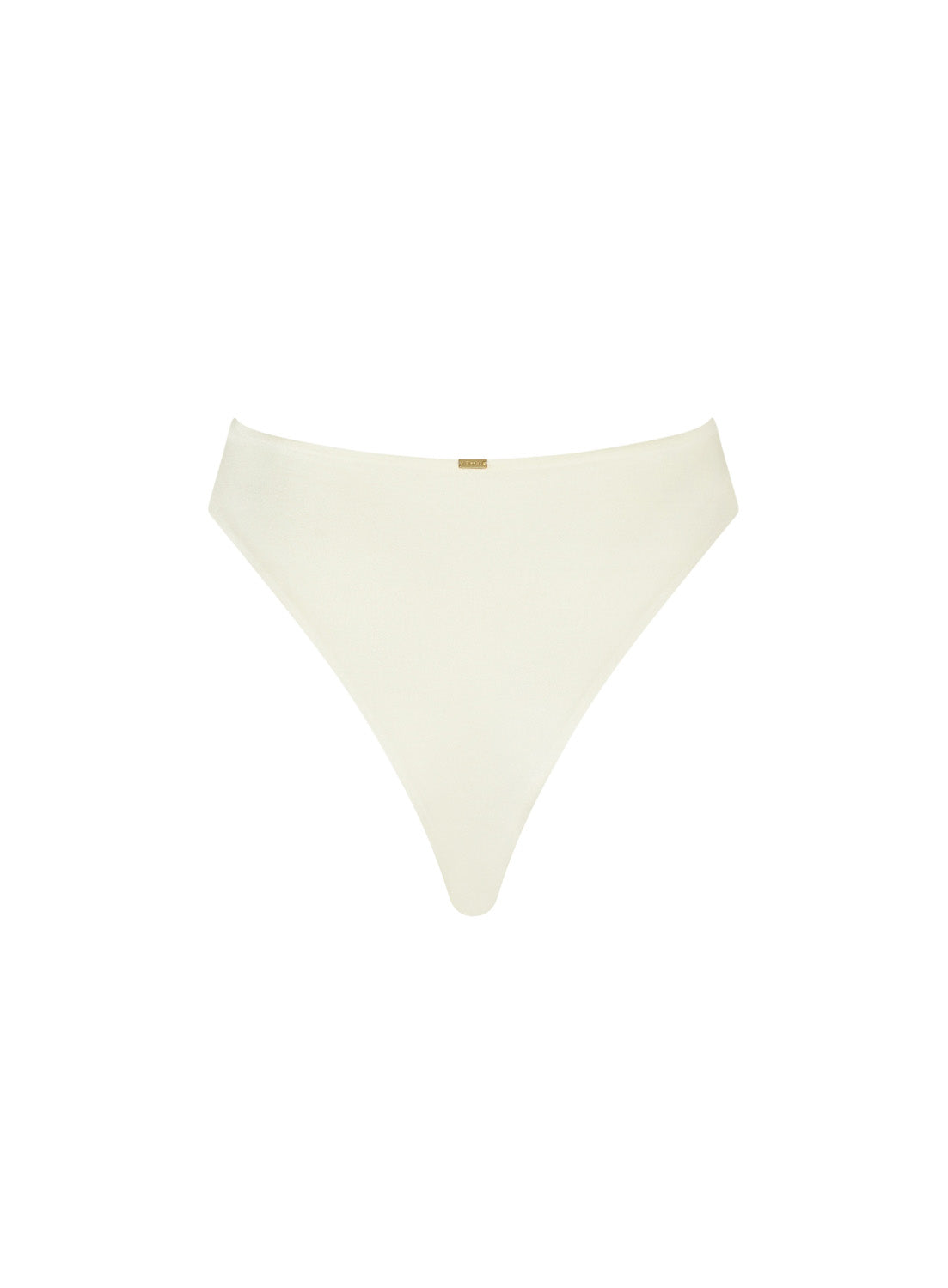 flook the label emilia brief swimwear ivory product image back