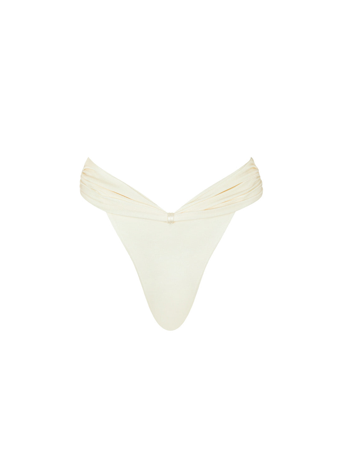 flook the label emilia brief swimwear ivory product image front