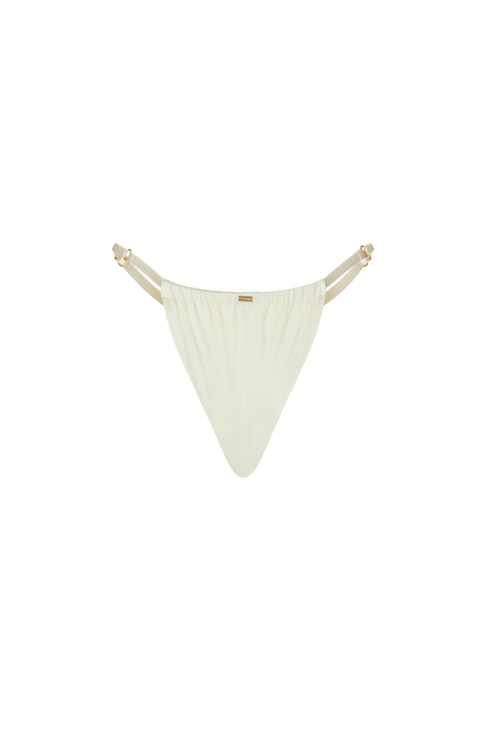 flook the label lillia brief swimwear ivory product image back