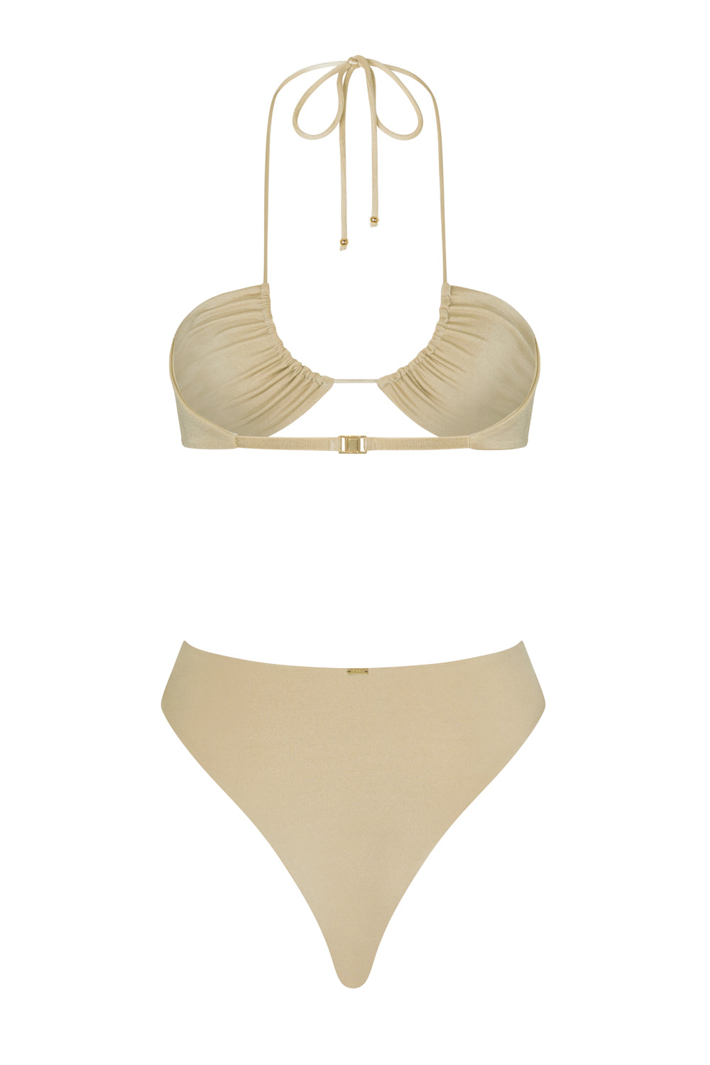 Malani Bikini Top Gold – Flook The Label