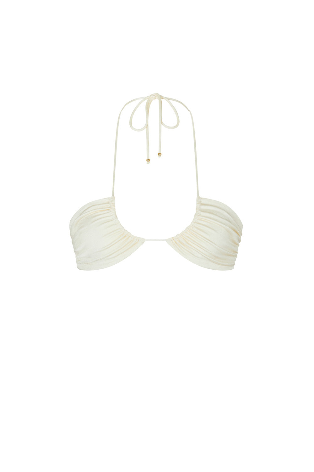 flook the label malani top swimwear ivory product image front