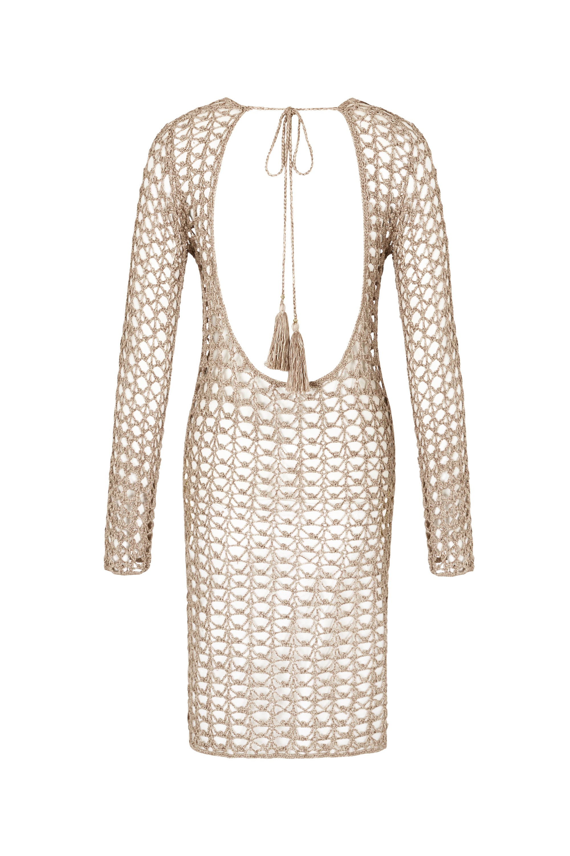 flook the label nayola dress coco crochet product image back