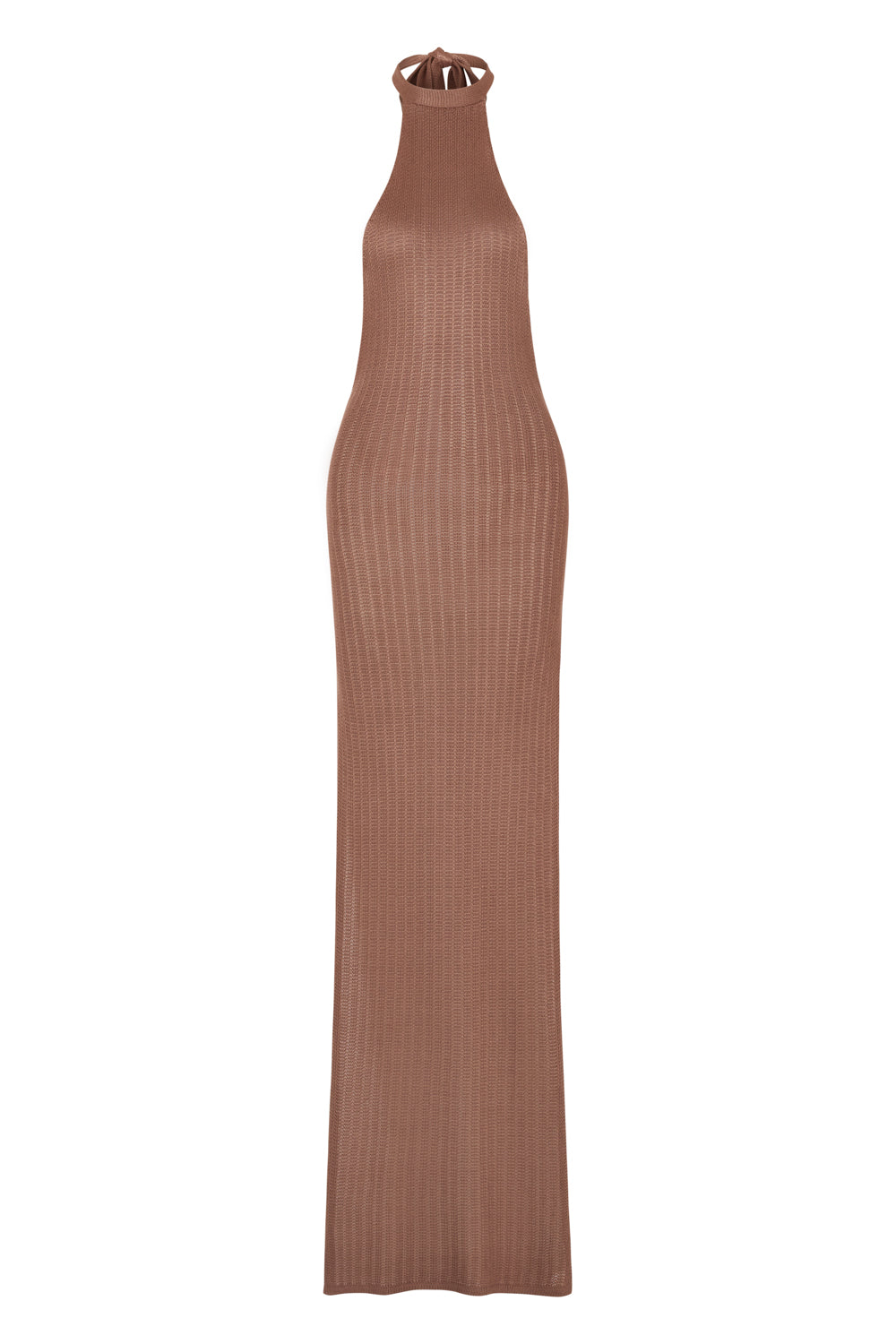 flook the label zaida maxi dress coco knit product image front 