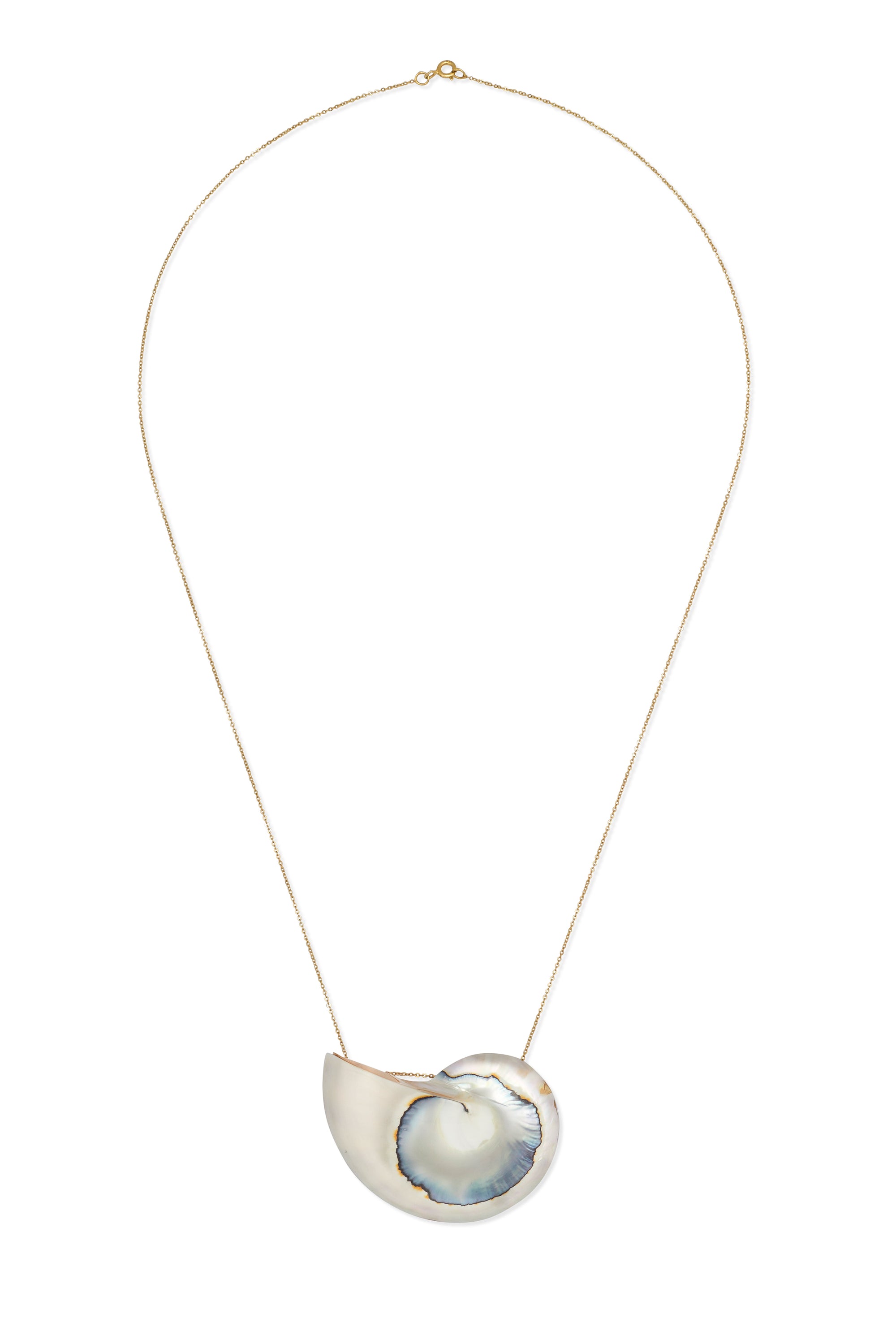 flook the label olamii jewelry collab jumana necklace shell product image