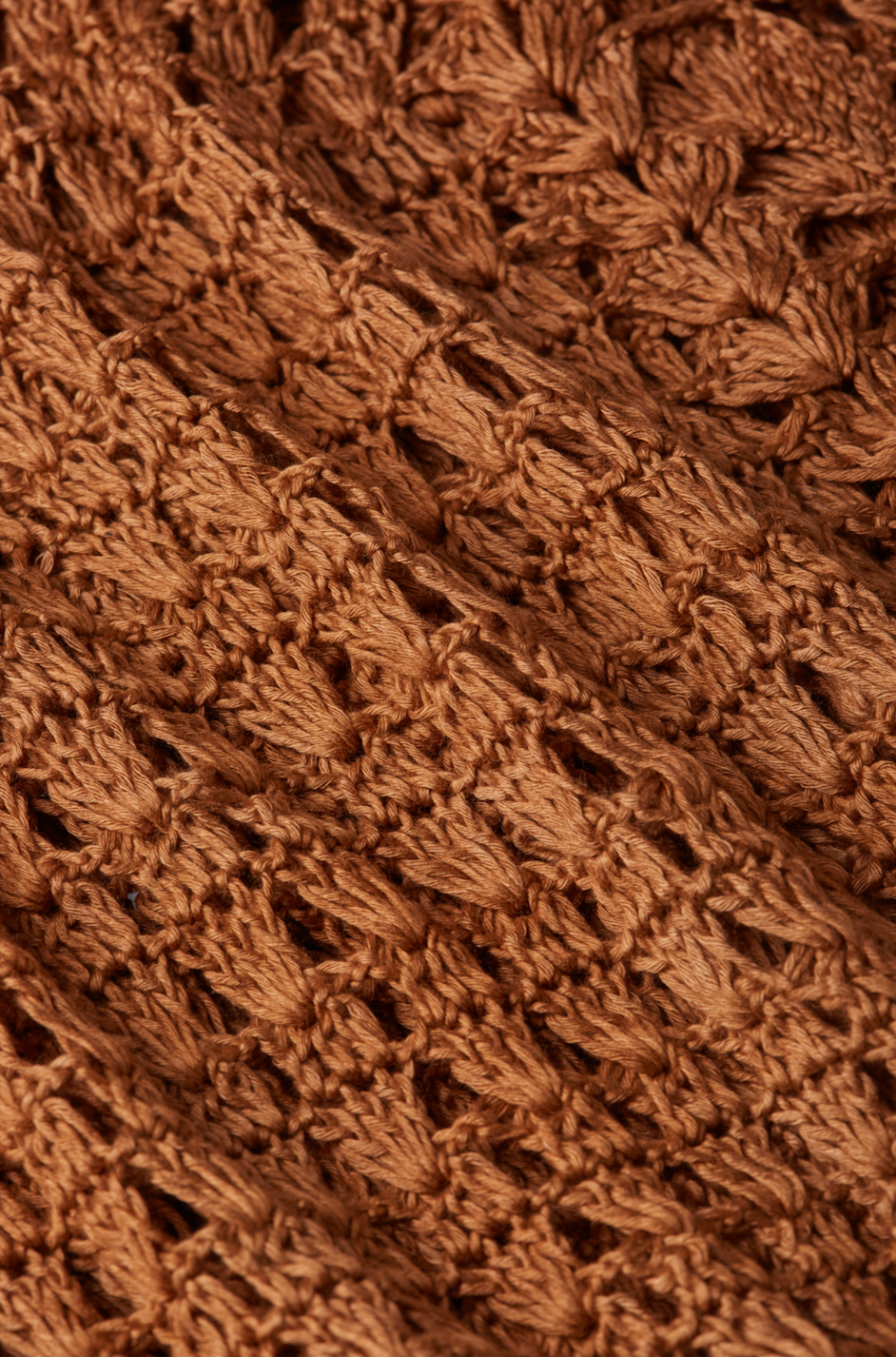 flook the label remi crop top eliana skirt rust crochet beachwear detail