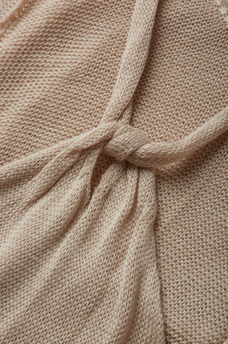 flook the label brooke dress stone knit knitwear fabric detail