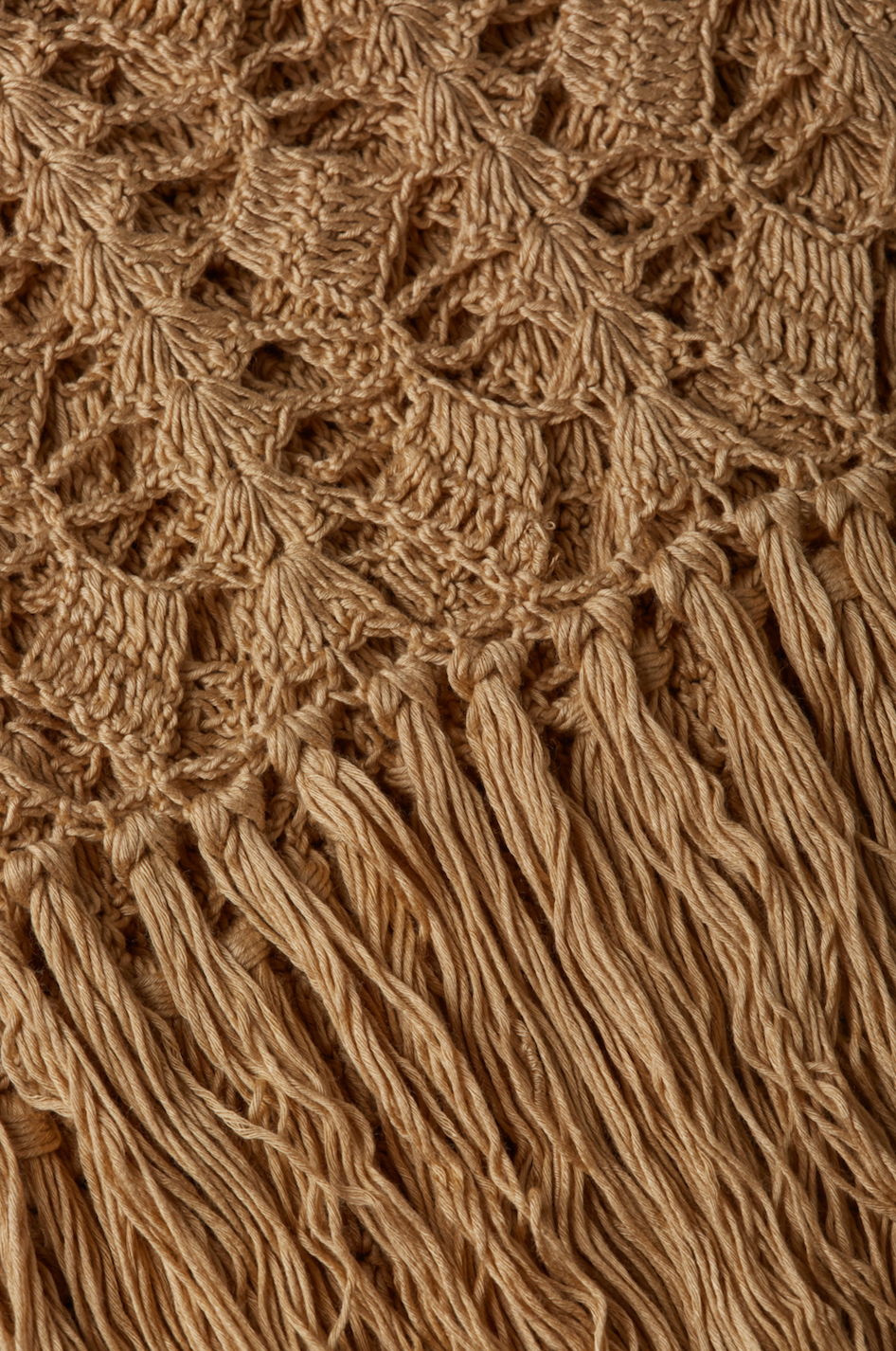 flook the label eden maxi skirt gold crochet beachwear fabric detail