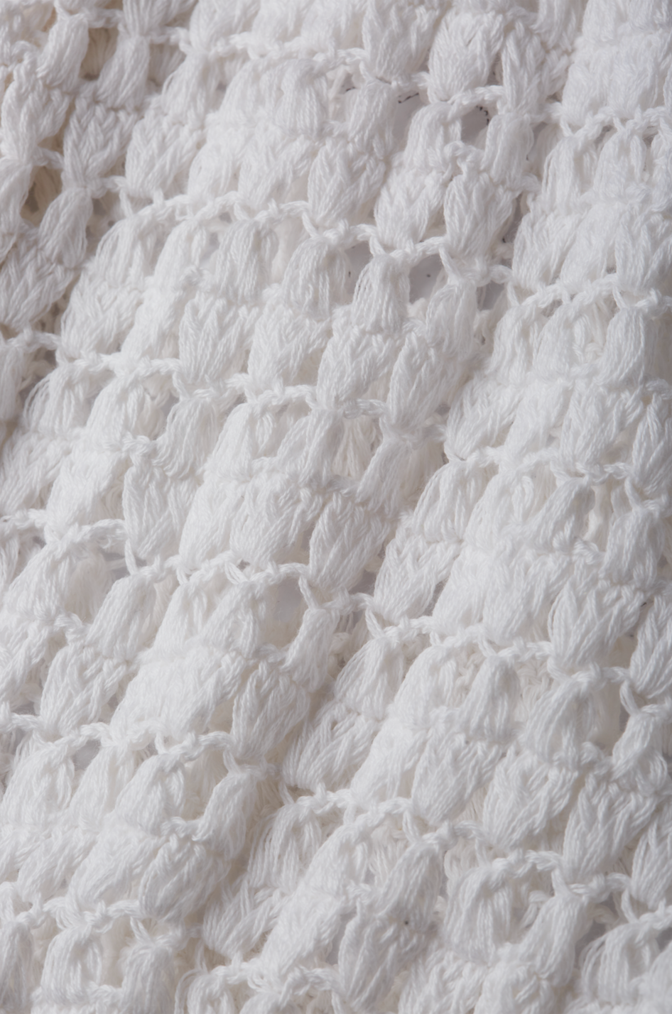 flook the label kissthesky tunic dress white crochet beachwear detail