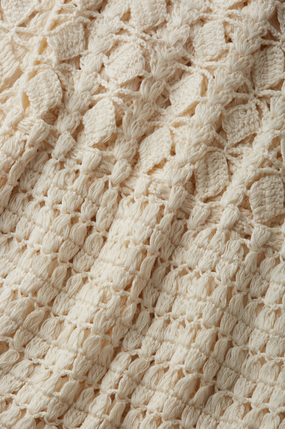 flook the label londyn dress crochet ivory beachwear fabric detail