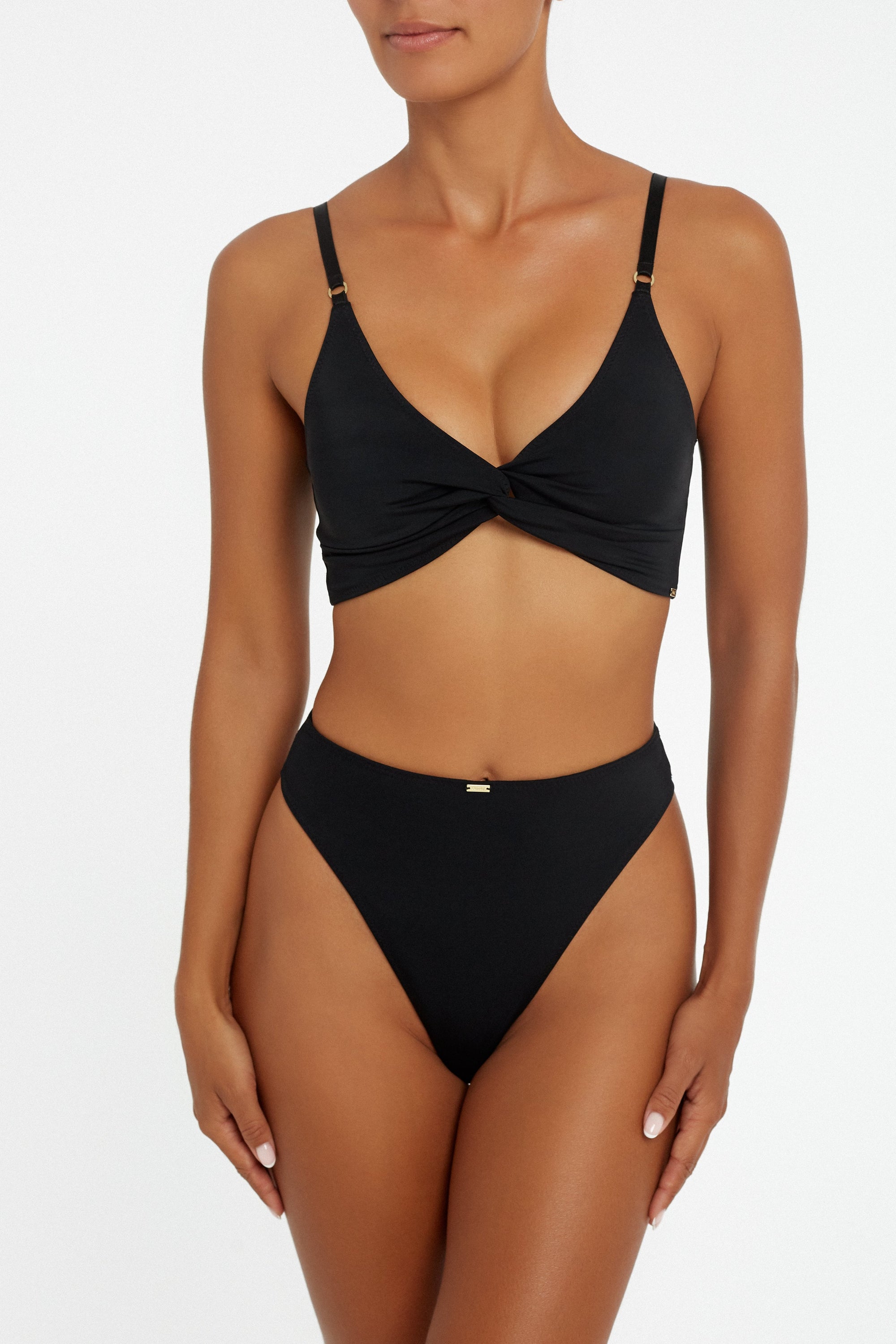 Leighton Crop Top Black