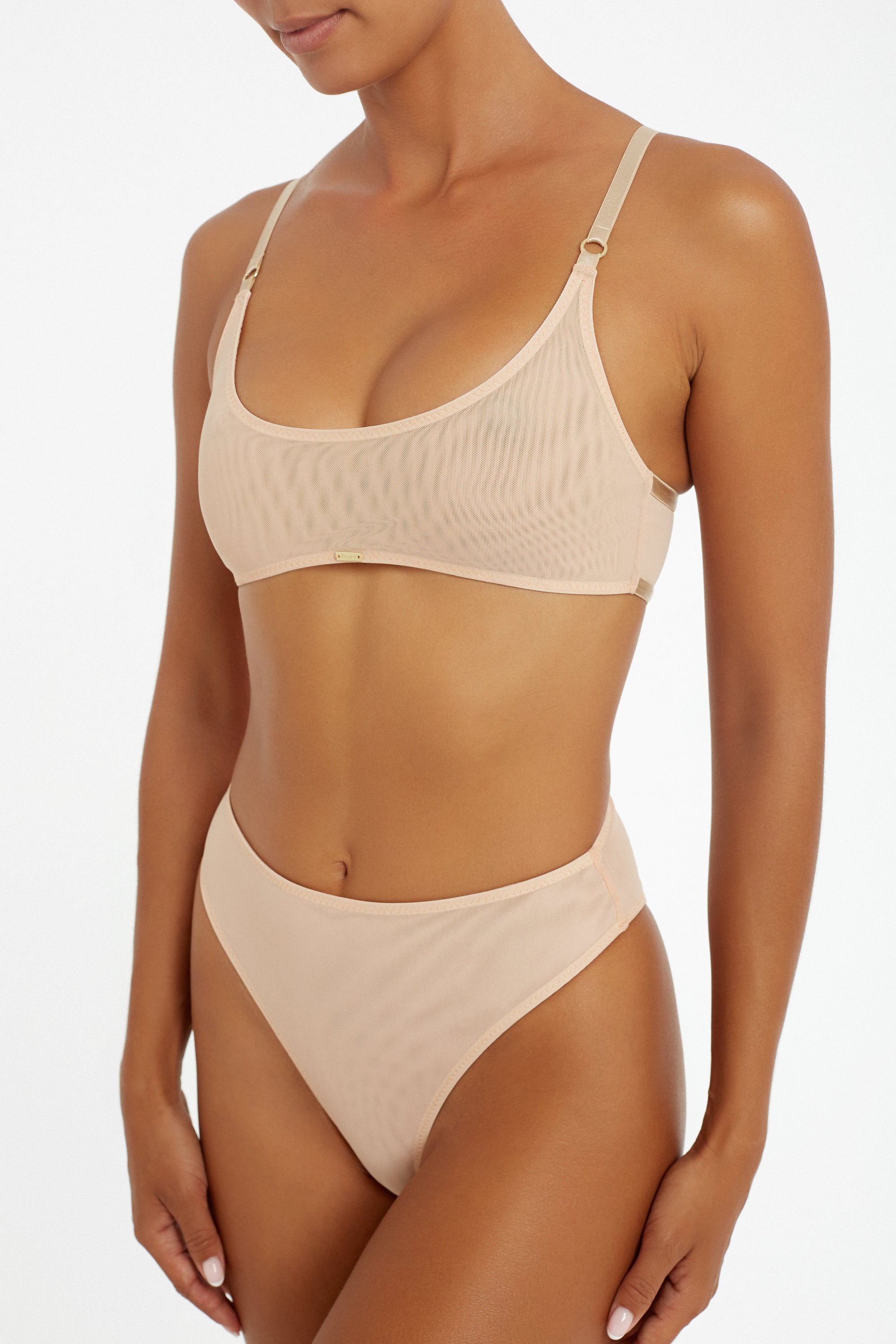 Hailee High Waisted Brief Nude